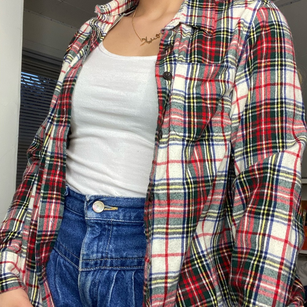 Multicolor flannel